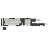 ISO Layout OSA Profile Dye-Sub PBT Full Keycap Set - Black and White