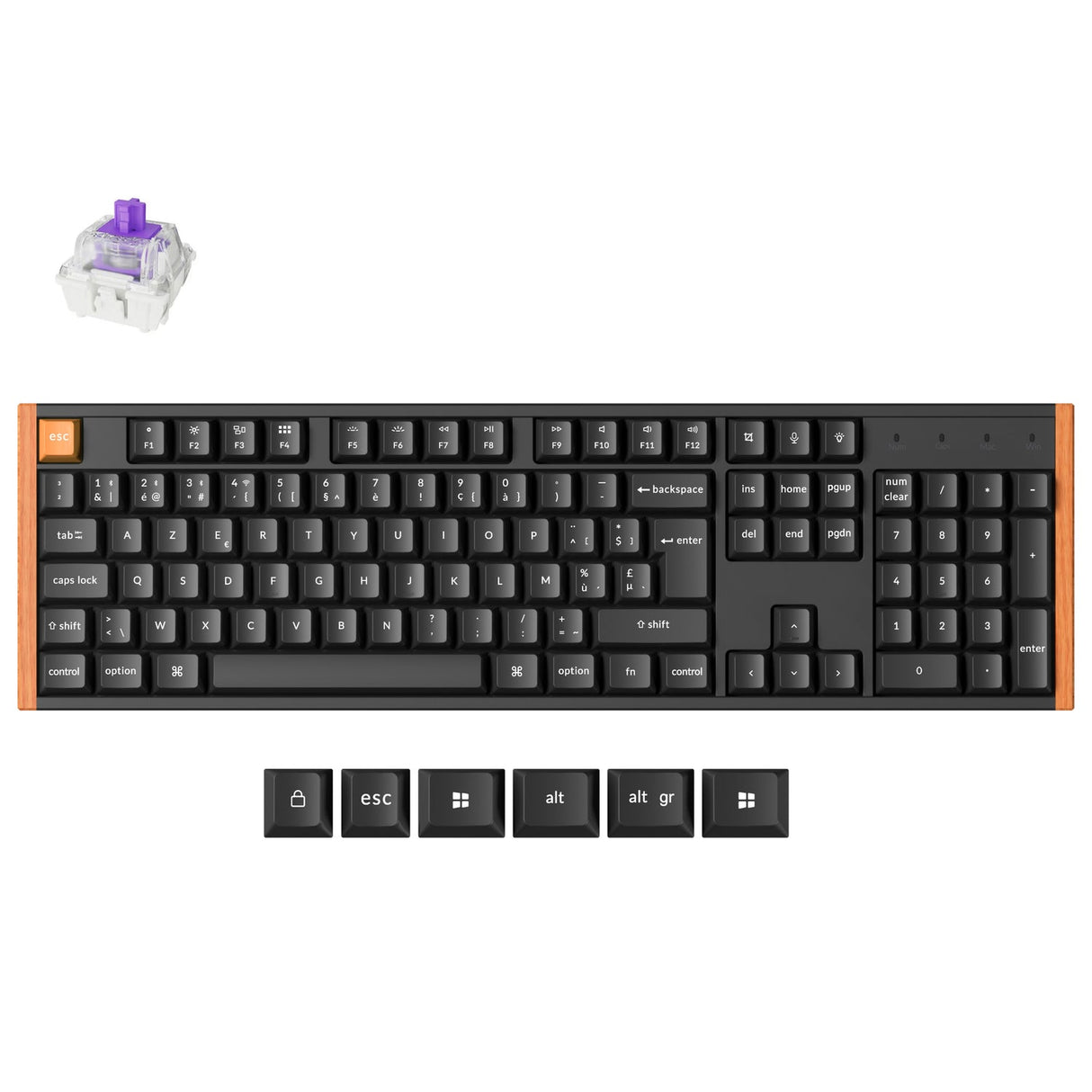 Keychron K10 HE Wireless Magnetic Switch Custom Keyboard ISO Layout Collection