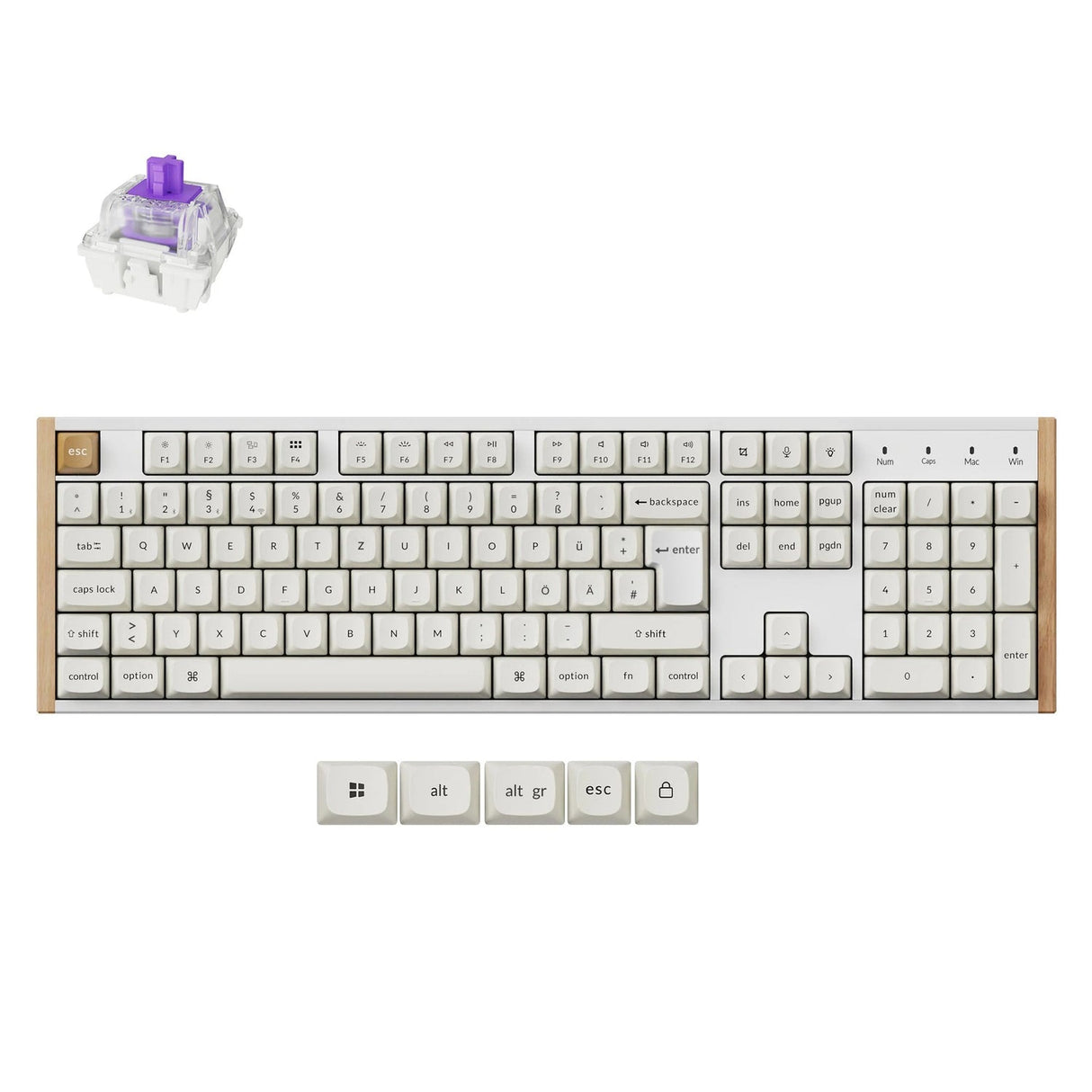 Keychron K10 HE Wireless Magnetic Switch Custom Keyboard ISO Layout Collection