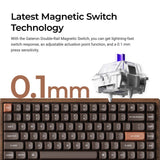 Teclado Personalizado Keychron K2 HE Inalámbrico con Interruptores Magnéticos (Edición Especial Todo Madera)