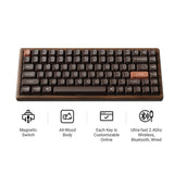 Teclado Personalizado Keychron K2 HE Inalámbrico con Interruptores Magnéticos (Edición Especial Todo Madera)