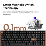 Keychron K4 HE Wireless Magnetic Switch Custom Keyboard(US Layout)