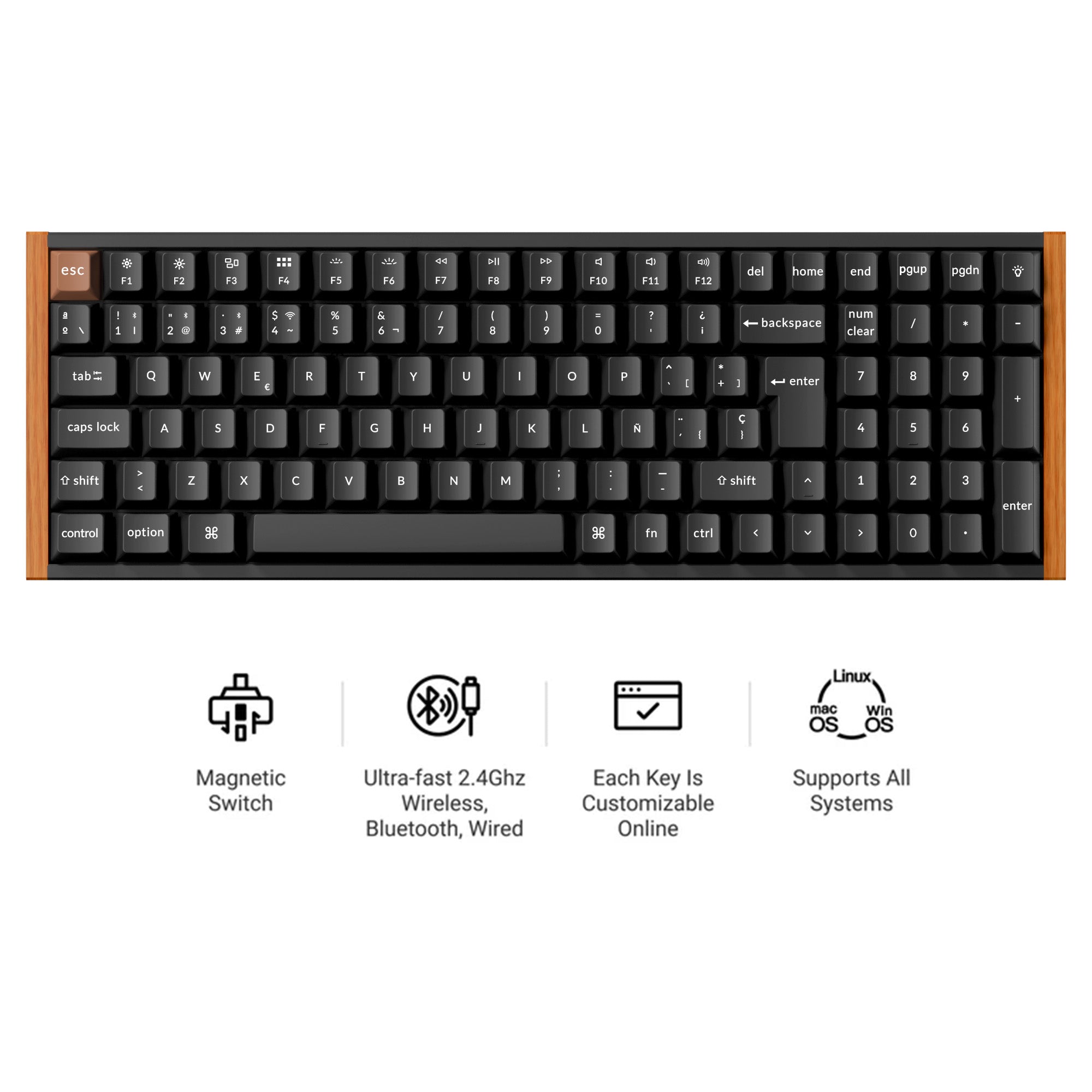 Keychron K4 HE Wireless Magnetic Switch Custom Keyboard ISO Layout Collection