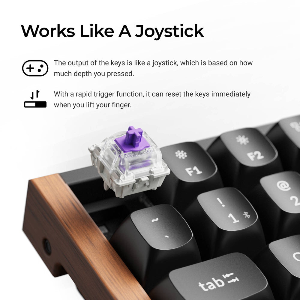 Keychron K10 HE Wireless Magnetic Switch Custom Keyboard(US Layout)