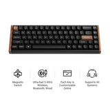 Teclado inalámbrico Keychron K6 HE con interruptores magnéticos (disposición US)