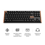 Teclado personalizado Keychron K8 HE inalámbrico con interruptor magnético (disposición US)