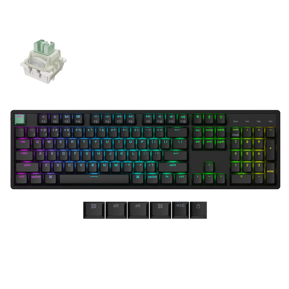 Teclado personalizado Keychron K10 HE inalámbrico con interruptor magnético (disposición US)