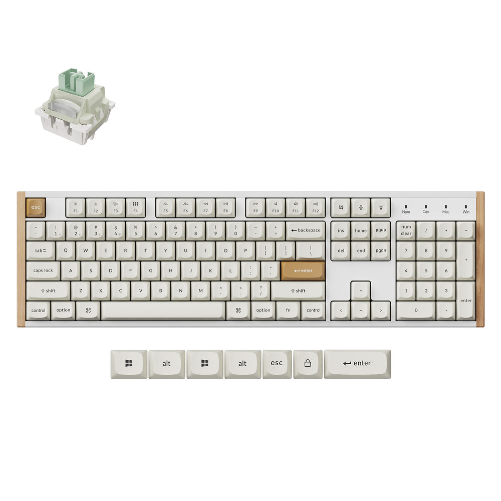 Teclado personalizado Keychron K10 HE inalámbrico con interruptor magnético (disposición US)