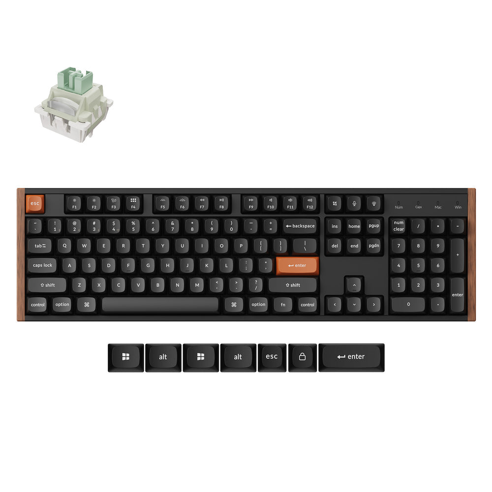 Teclado personalizado Keychron K10 HE inalámbrico con interruptor magnético (disposición US)