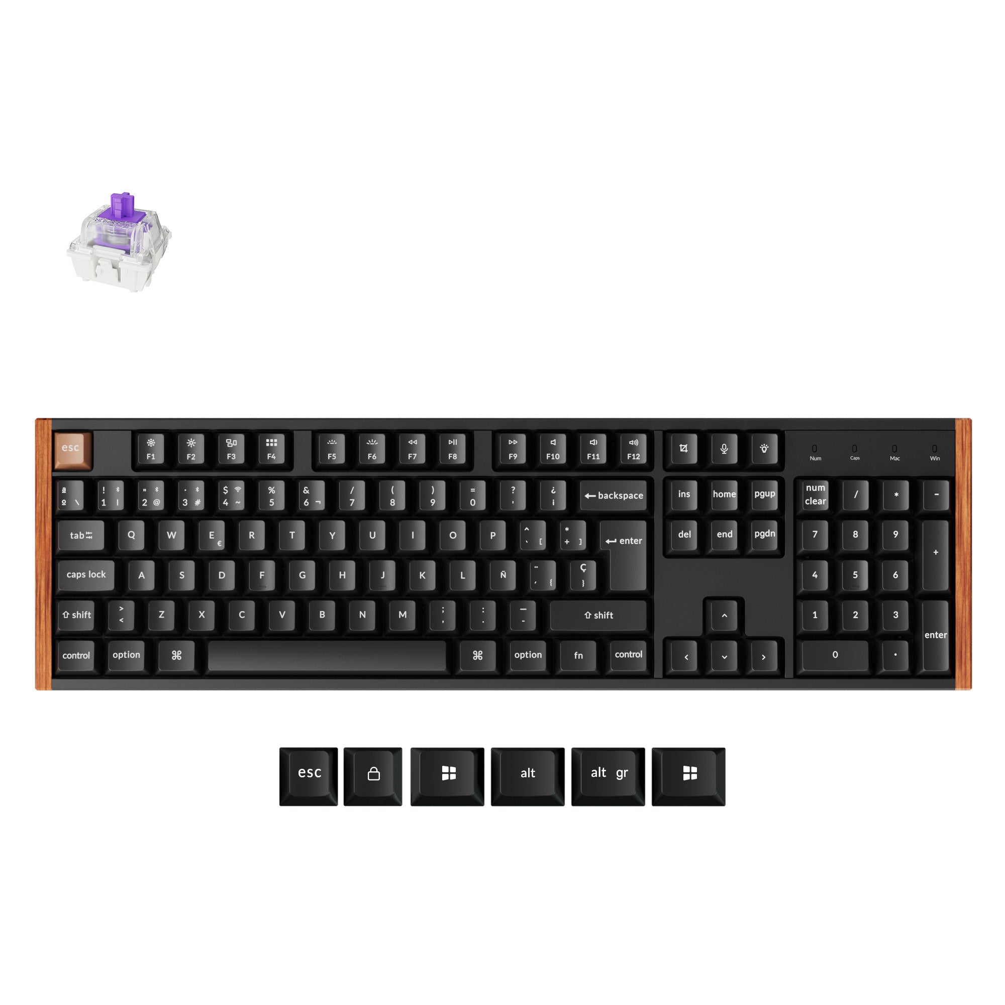 Keychron K10 HE Wireless Magnetic Switch Custom Keyboard ISO Layout Collection