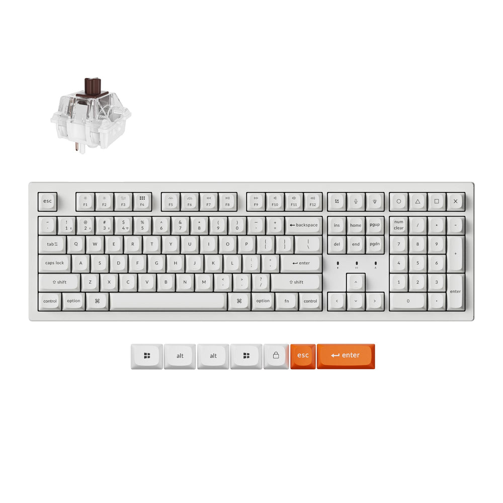 Keychron K10 Max QMK Wireless Mechanical Keyboard(US ANSI Layout)