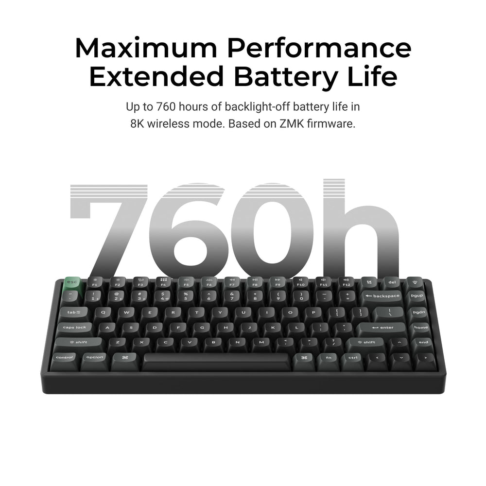 Keychron K2 Ultra 8K Wireless Custom Mechanical Keyboard (US ANSI Layout)