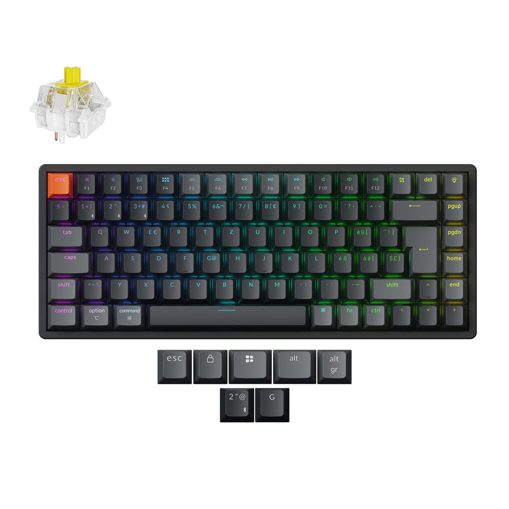 Keychron K2 QMK Wireless Mechanical Keyboard (ISO Layout) - Version 3