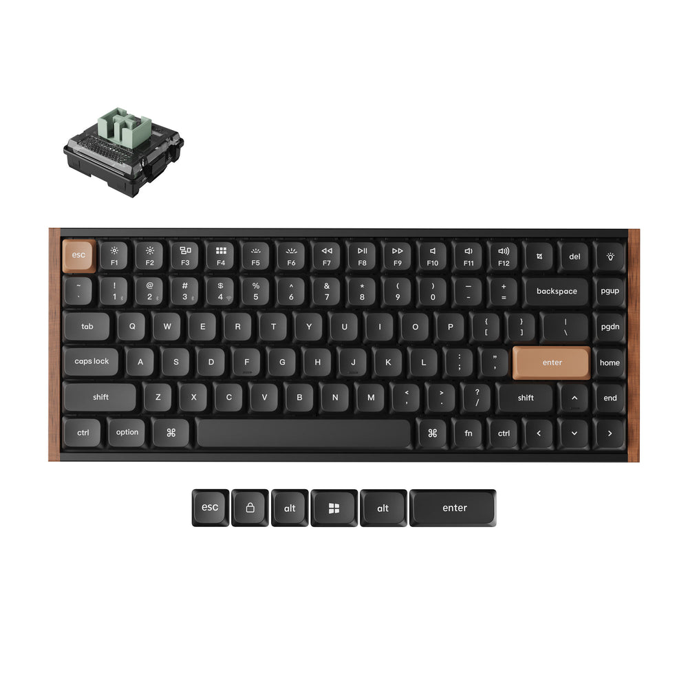 Teclado Personalizado Inalámbrico con Switch Magnético Keychron K3 HE (Distribución ANSI US)