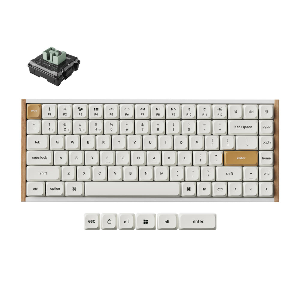 Teclado Personalizado Inalámbrico con Switch Magnético Keychron K3 HE (Distribución ANSI US)