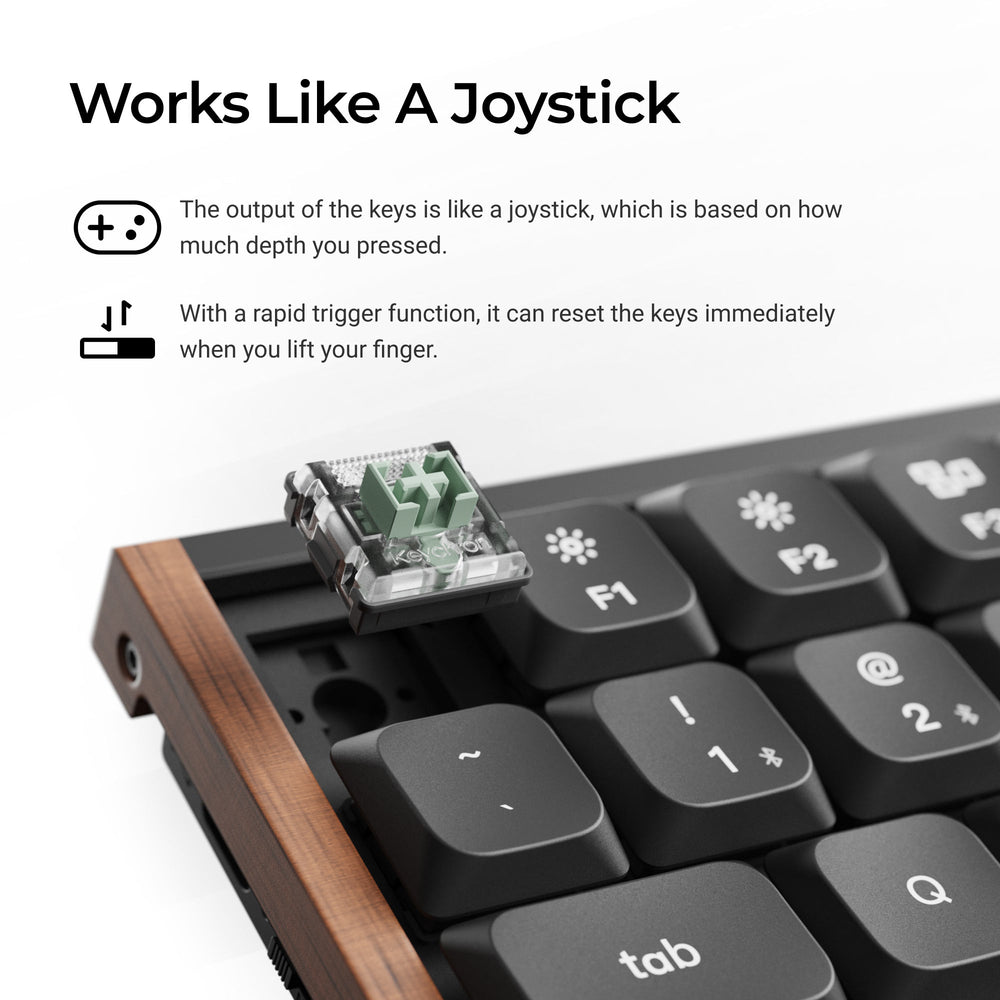 Teclado Personalizado Inalámbrico con Switch Magnético Keychron K3 HE (Distribución ANSI US)