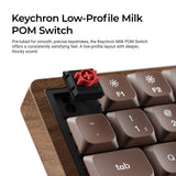Keychron K3 Max QMK Wireless Custom Mechanical Keyboard - All-Wood Special Edition(US ANSI Keyboard)