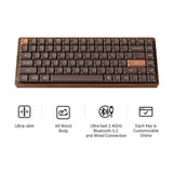 Keychron K3 Max QMK Wireless Custom Mechanical Keyboard - All-Wood Special Edition(US ANSI Keyboard)