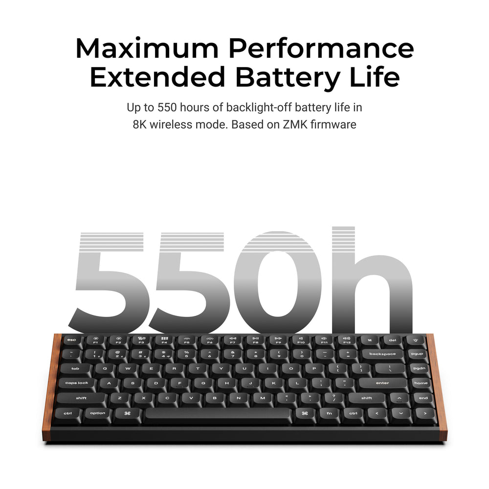 Teclado Mecánico Personalizado Inalámbrico Keychron K3 Ultra 8K (Distribución ANSI US)