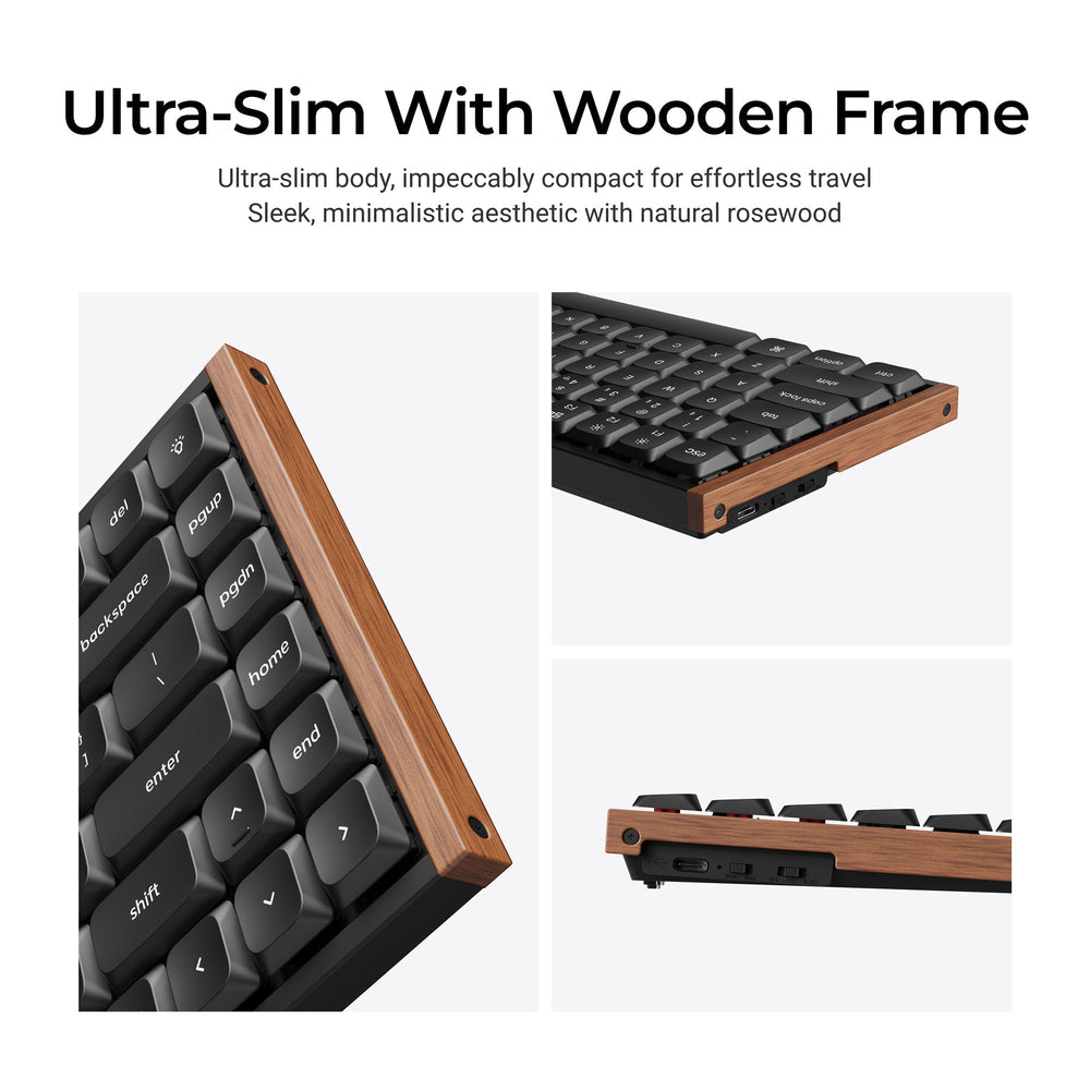 Teclado Mecánico Personalizado Inalámbrico Keychron K3 Ultra 8K (Distribución ANSI US)