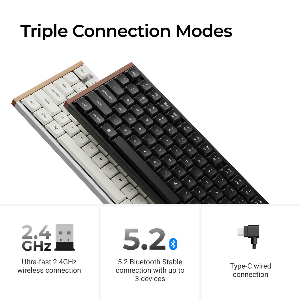 Keychron K5 Ultra 8K Wireless Custom Mechanical Keyboard (US ANSI Layout)