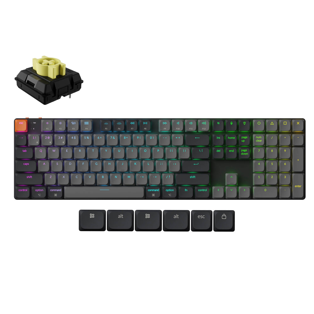 Teclado Mecánico Inalámbrico Keychron K5 QMK (Versión 2) (Distribución US ANSI)