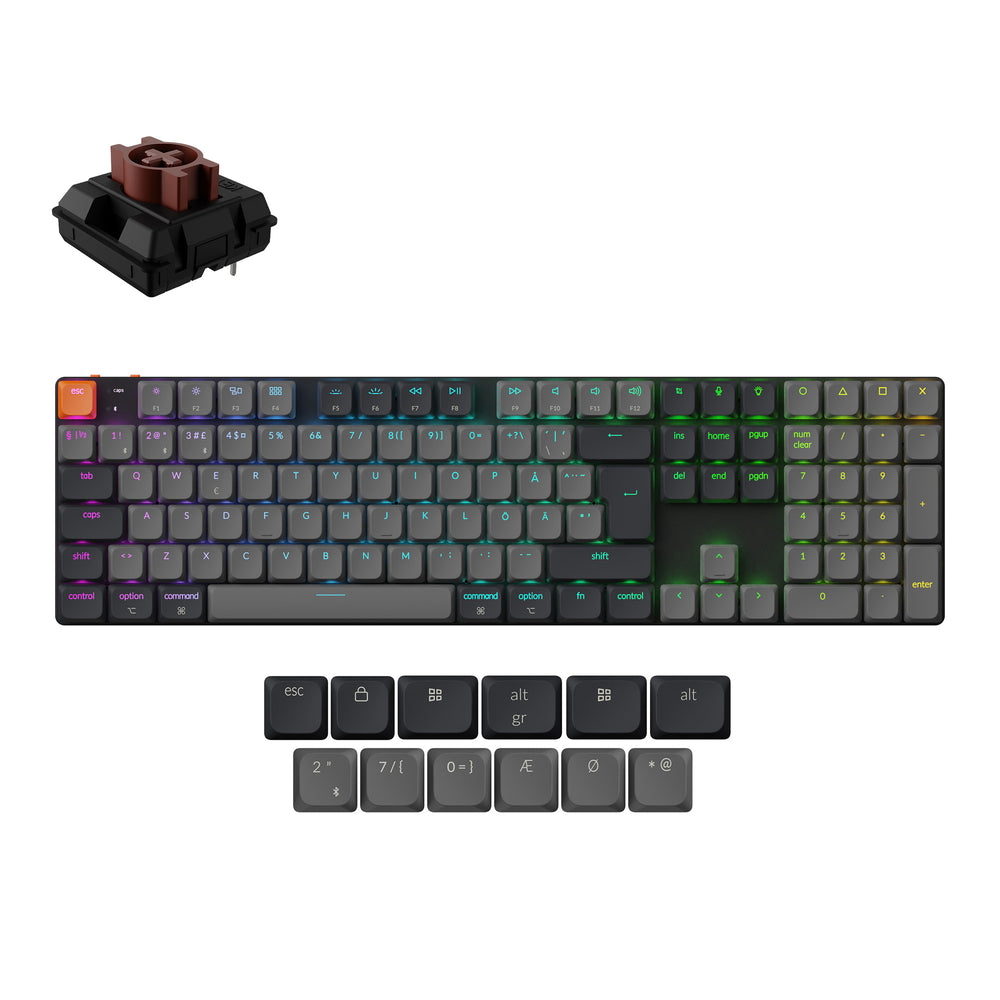 Keychron K5 QMK Wireless Mechanical Keyboard (ISO Layout) - Version 2