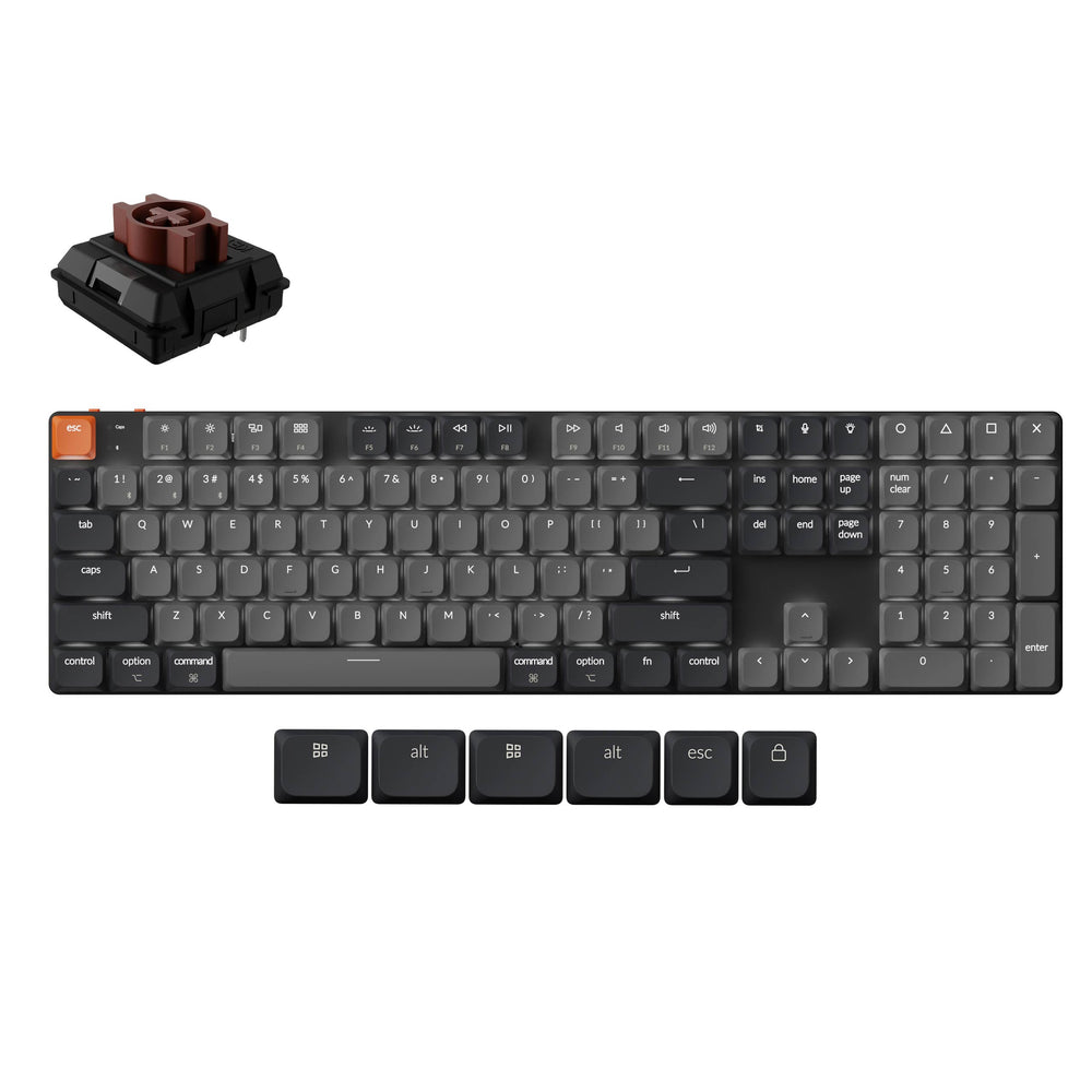 Teclado Mecánico Inalámbrico Keychron K5 QMK (Versión 2) (Distribución US ANSI)