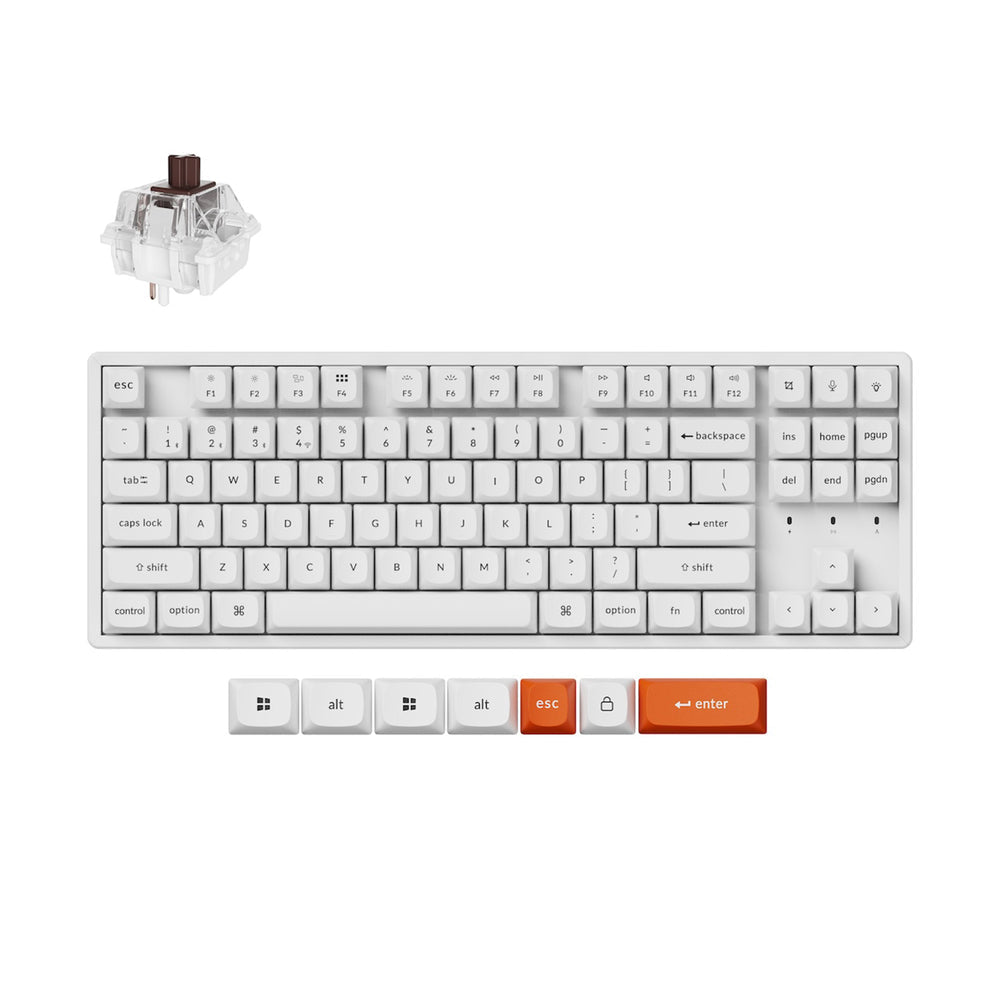Keychron K8 Max QMK Wireless Mechanical Keyboard（US ANSI Layout）
