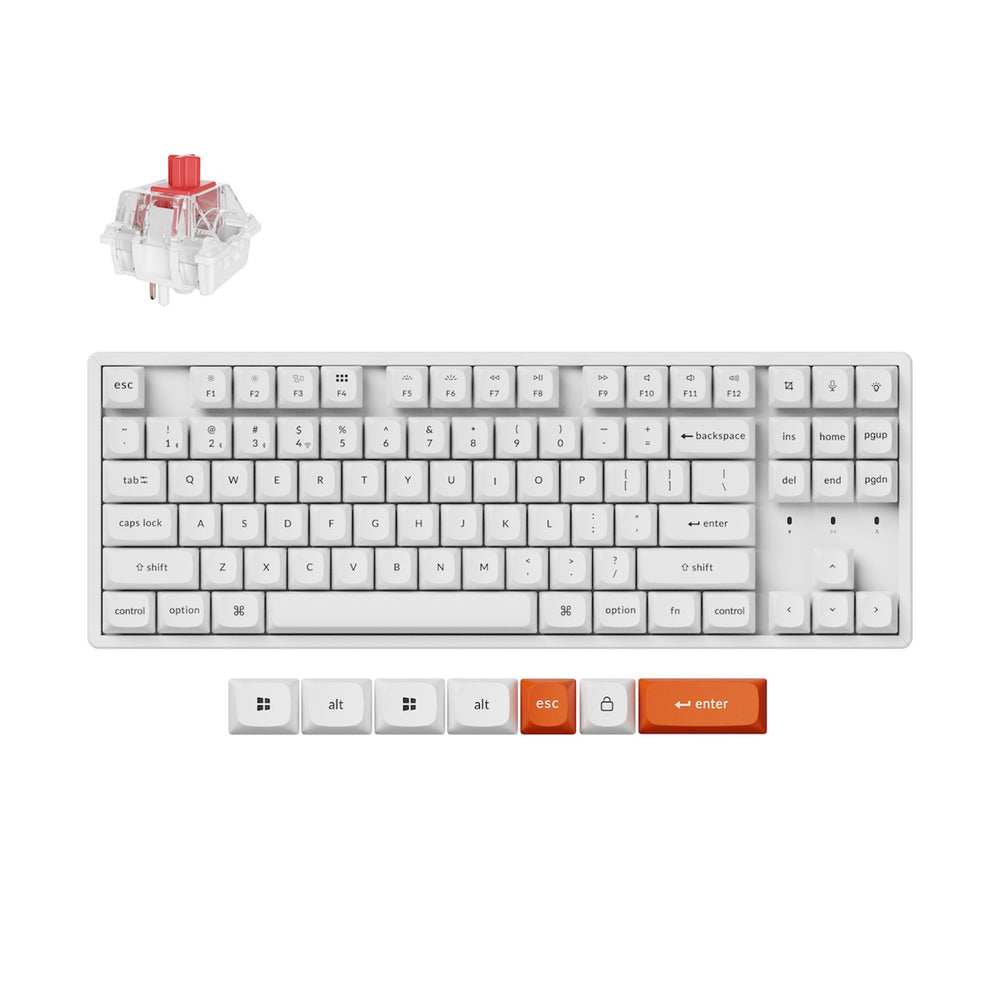 Keychron K8 Max QMK Wireless Mechanical Keyboard（US ANSI Layout）