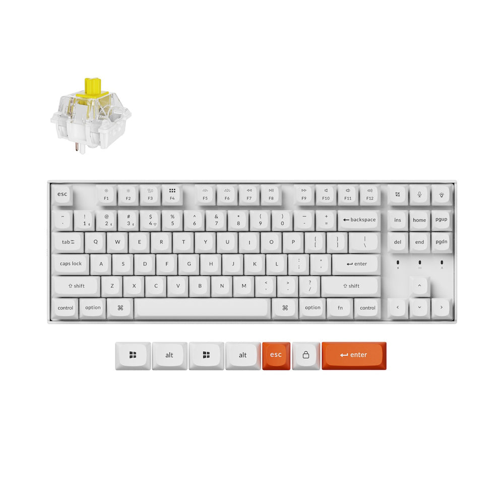 Keychron K8 Max QMK Wireless Mechanical Keyboard（US ANSI Layout）