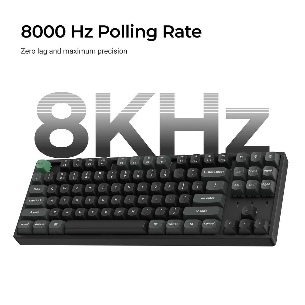 Keychron K8 Ultra 8K Wireless Custom Mechanical Keyboard (US ANSI Layout)