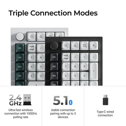 Keychron Q0 HE QMK Wireless Custom Number Pad