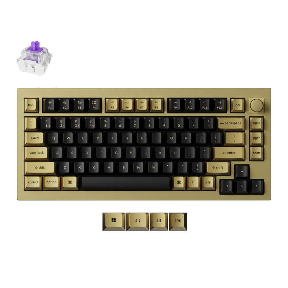 Keychron Q1 HE QMK Wireless Custom Keyboard - Copper Edition (US Layout)