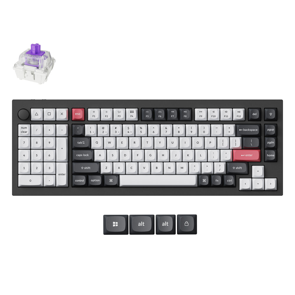 Teclado Personalizado Keychron Q12 HE QMK Inalámbrico (Distribución US ANSI)