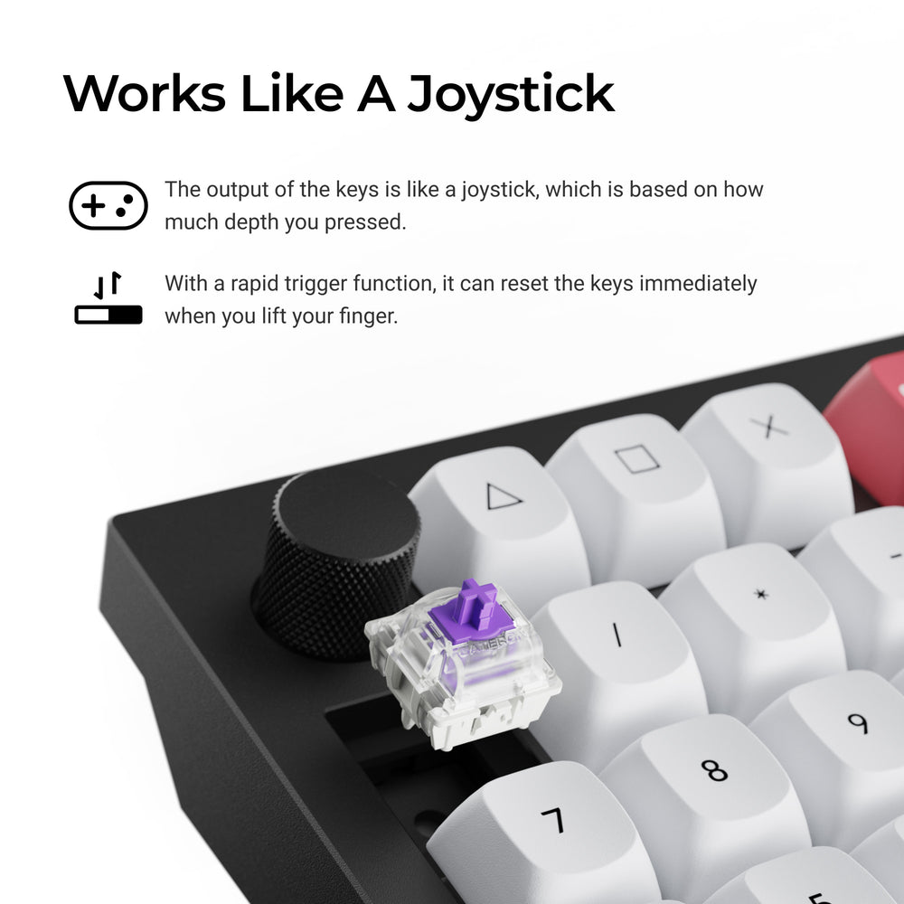 Teclado Personalizado Keychron Q12 HE QMK Inalámbrico (Distribución US ANSI)