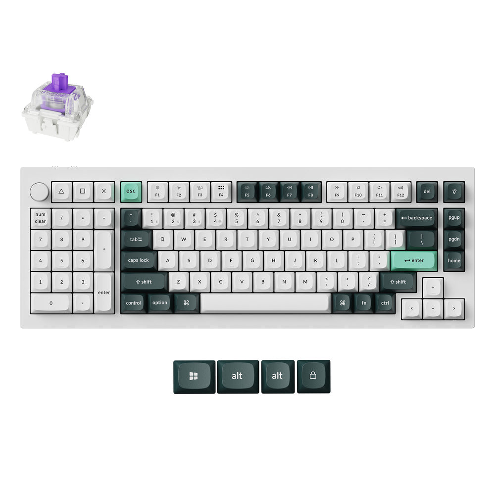 Teclado Personalizado Keychron Q12 HE QMK Inalámbrico (Distribución US ANSI)