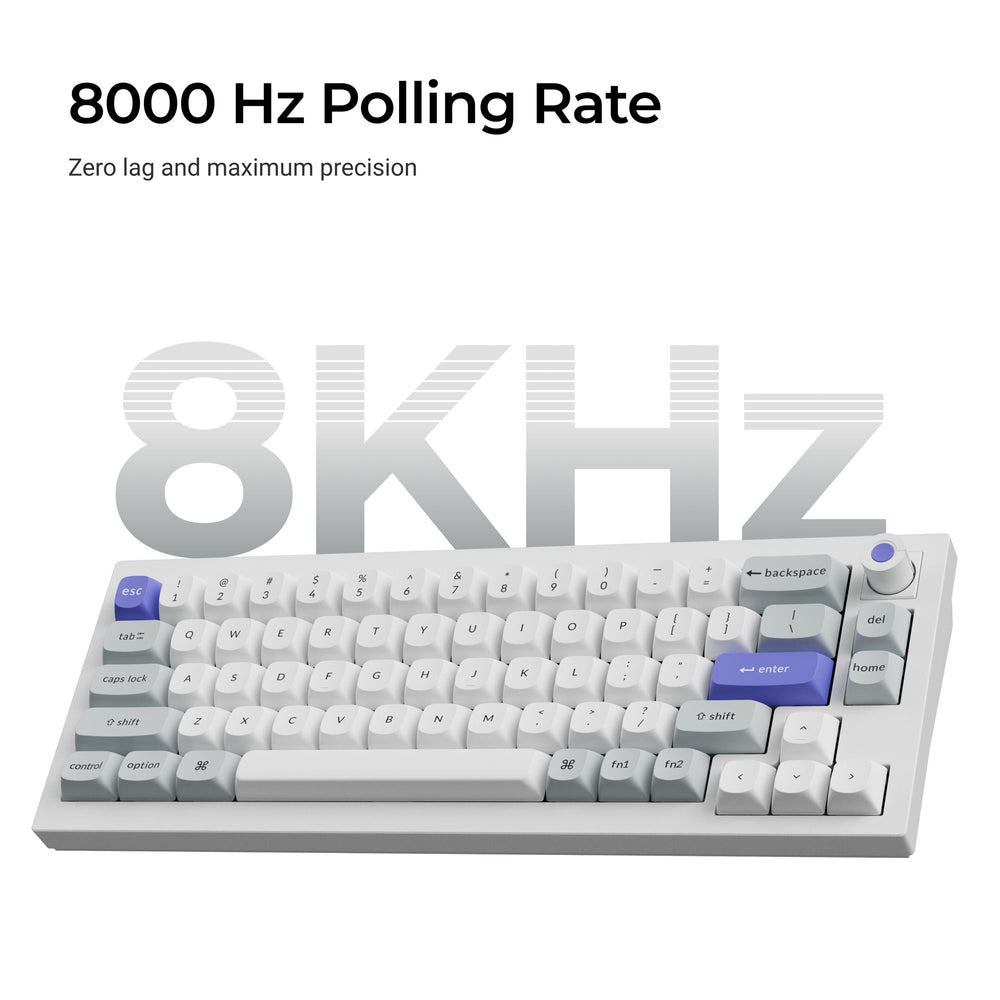 Teclado con Cable y Switch Magnético Keychron Q2 HE 8K (Distribución US ANSI)