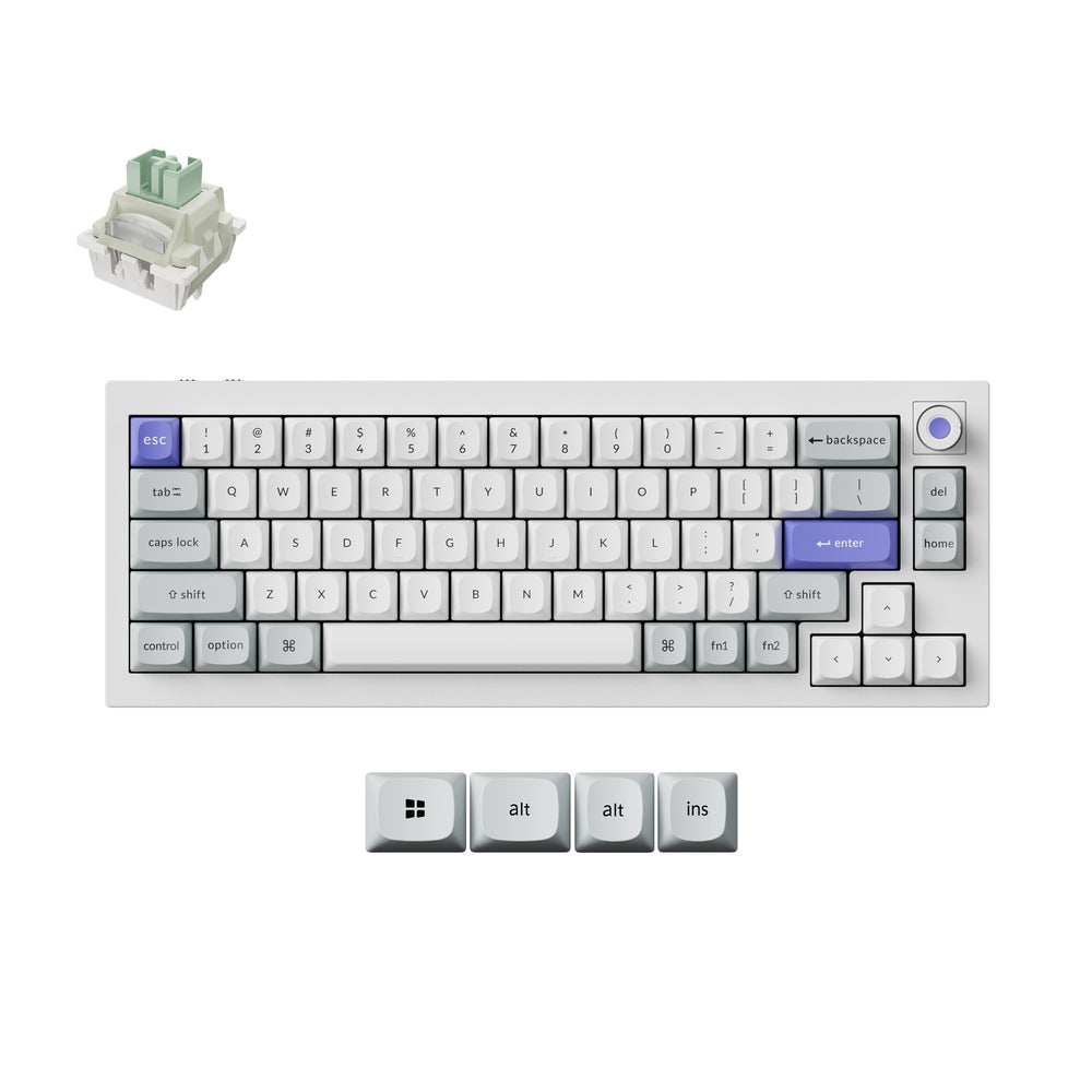 Teclado con Cable y Switch Magnético Keychron Q2 HE 8K (Distribución US ANSI)