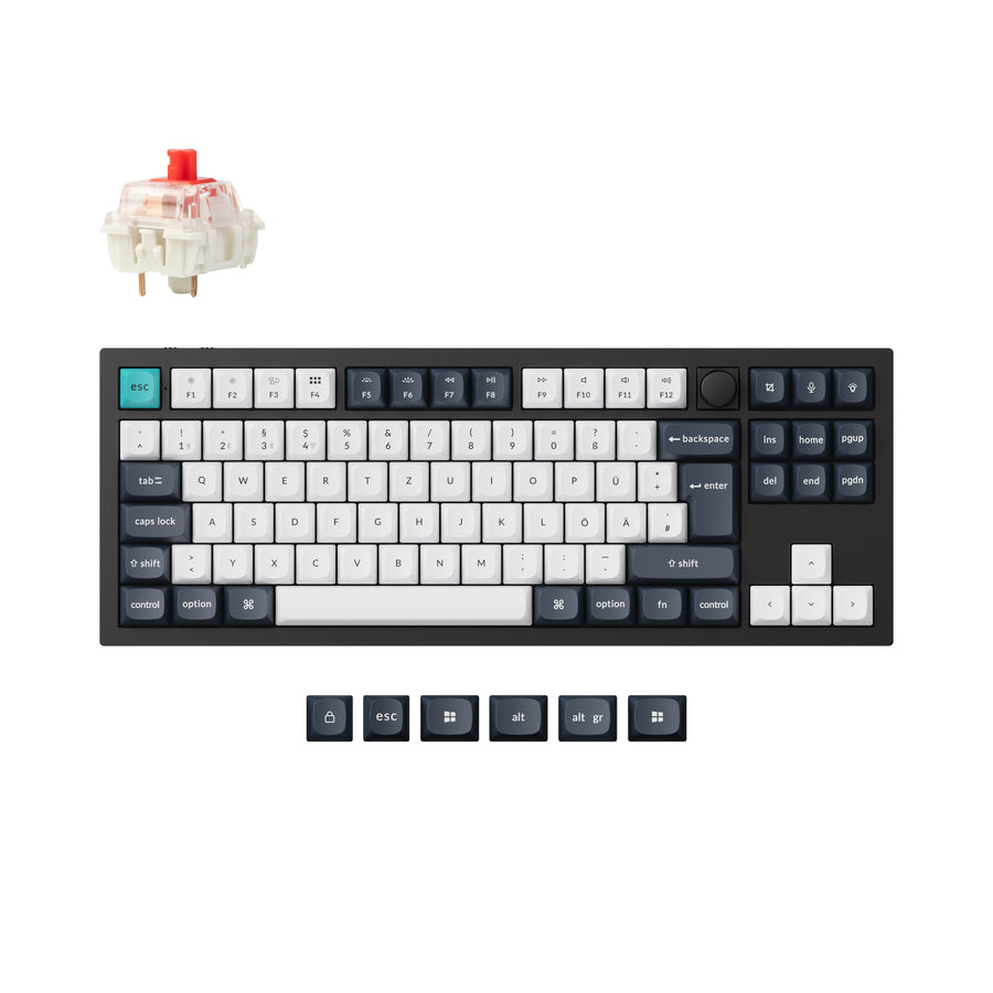 Colección de teclados mecánicos personalizados inalámbricos Keychron Q3 Max QMK/VIA con distribución ISO