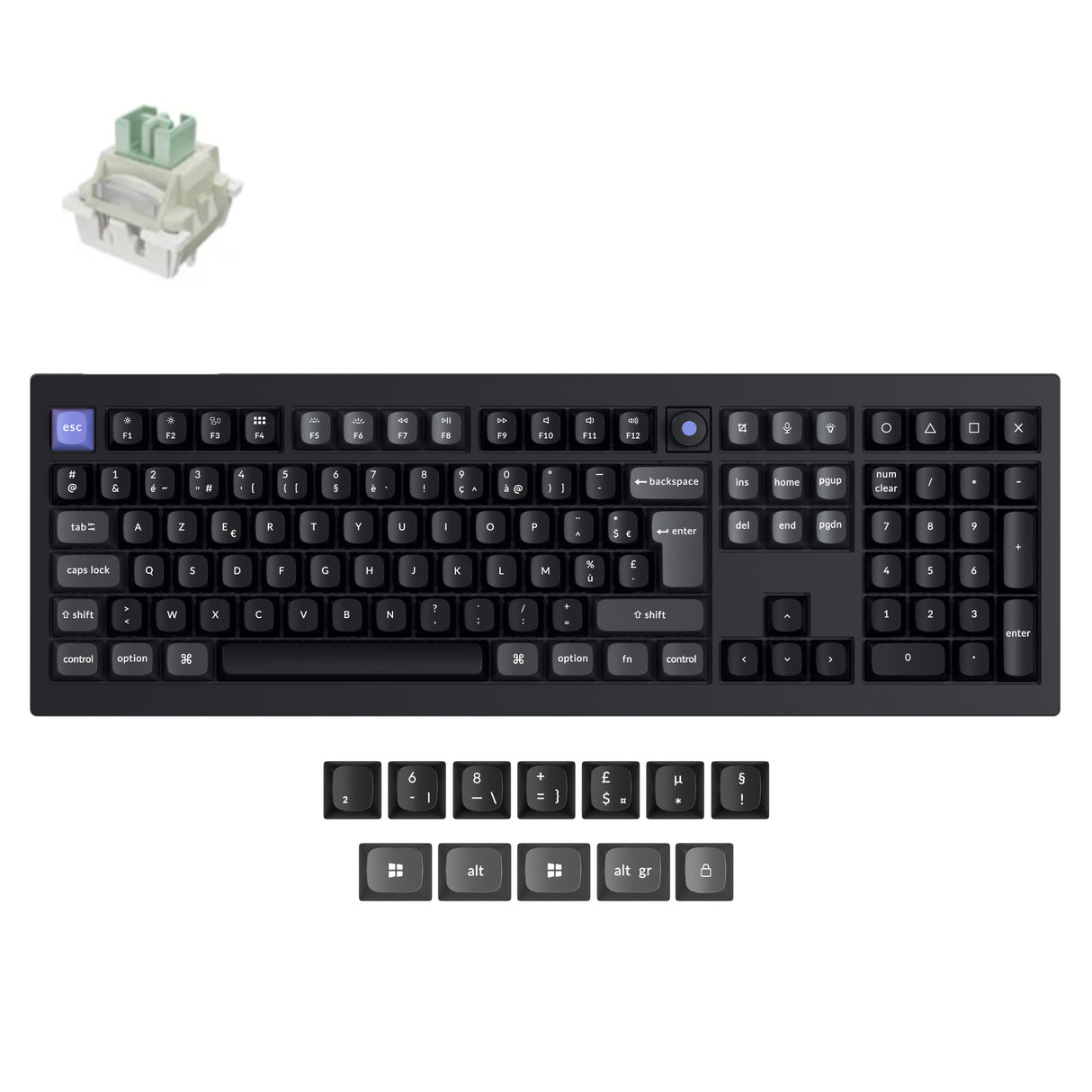Keychron Q6 HE 8K Wired Magnetic Switch Keyboard (US ANSI Layout)