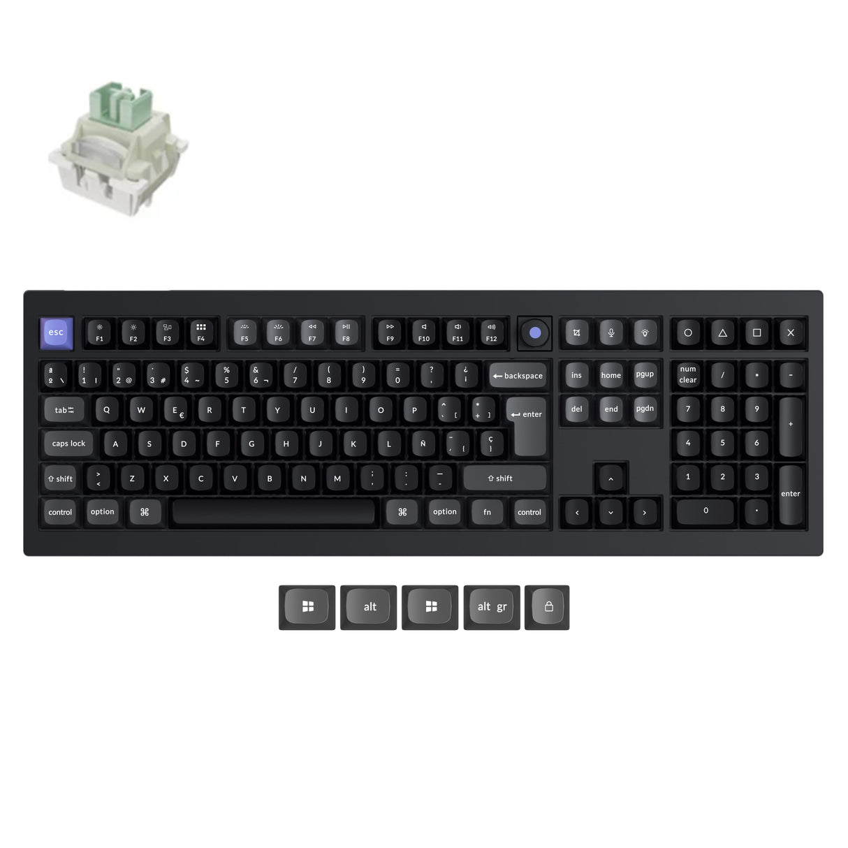 Keychron Q6 HE 8K Wired Magnetic Switch Keyboard (US ANSI Layout)