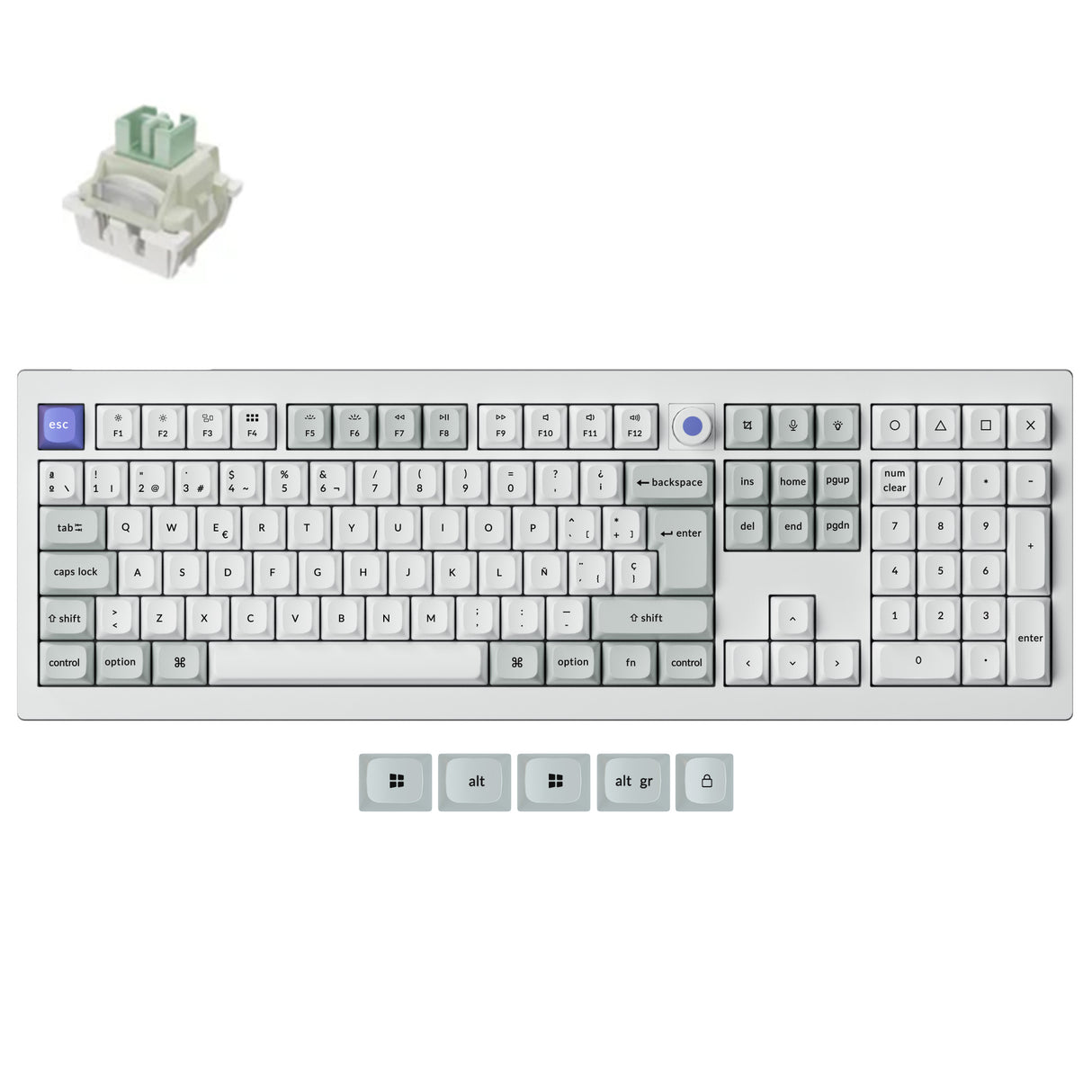 Keychron Q6 HE 8K Wired Magnetic Switch Keyboard (US ANSI Layout)