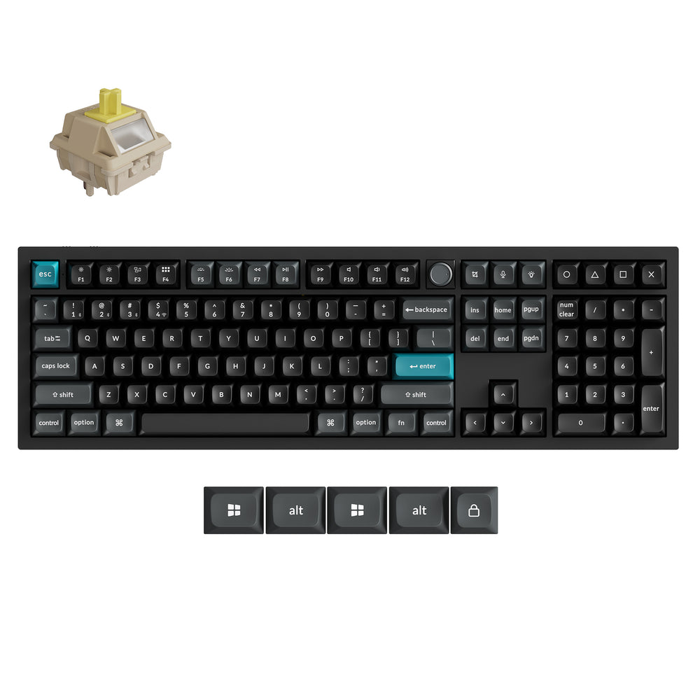 Teclado Mecánico Personalizado Inalámbrico Keychron Q6 Ultra 8K (Distribución US ANSI)