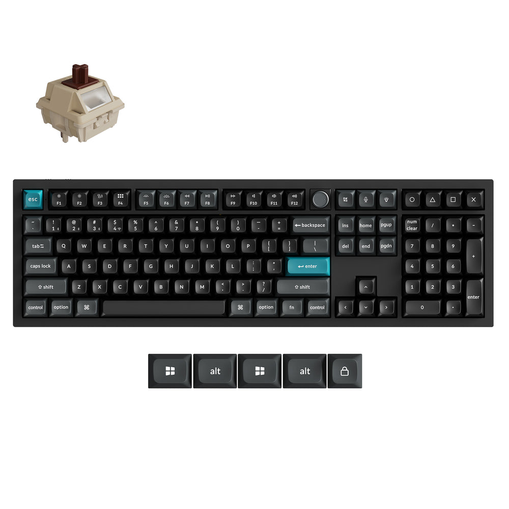 Teclado Mecánico Personalizado Inalámbrico Keychron Q6 Ultra 8K (Distribución US ANSI)