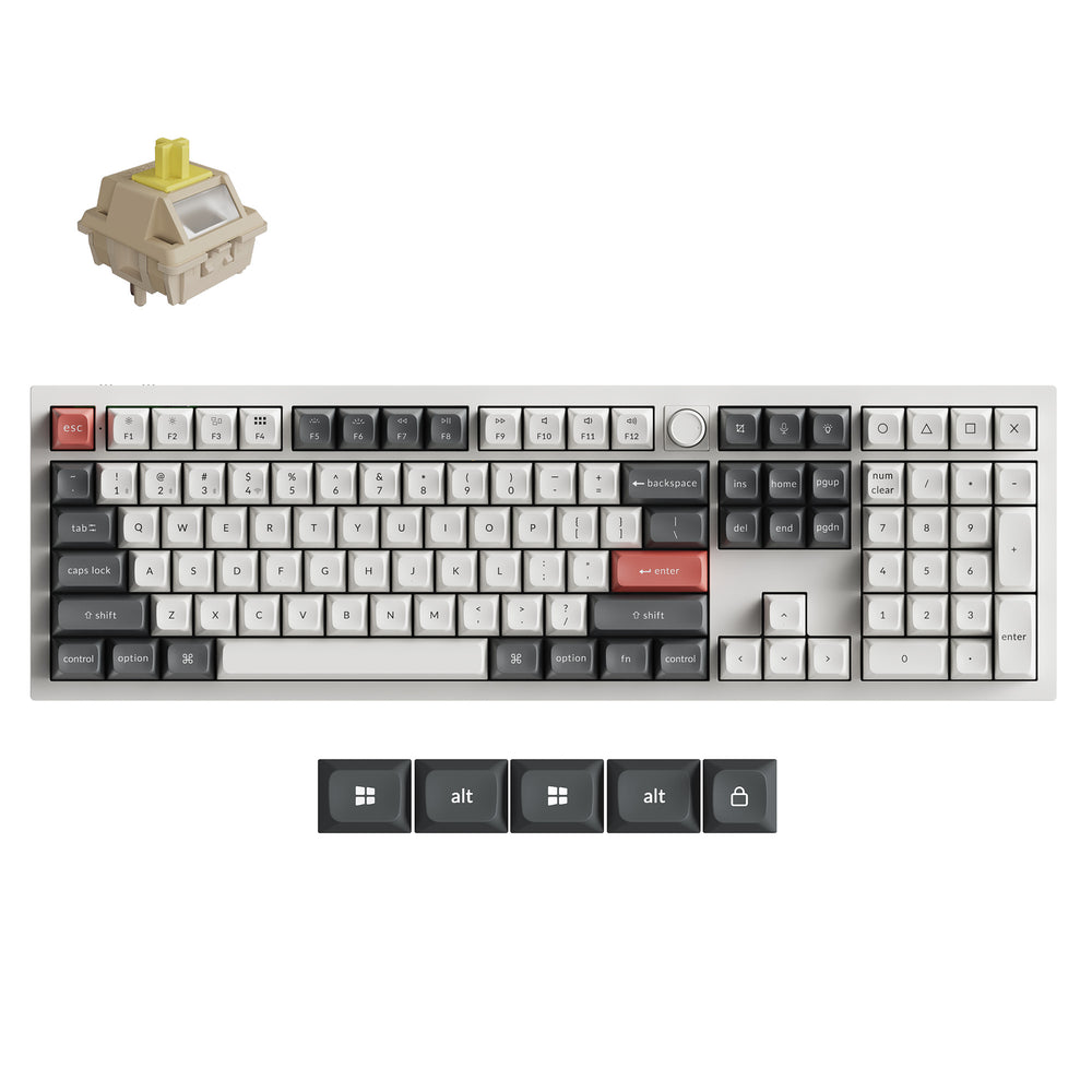 Teclado Mecánico Personalizado Inalámbrico Keychron Q6 Ultra 8K (Distribución US ANSI)