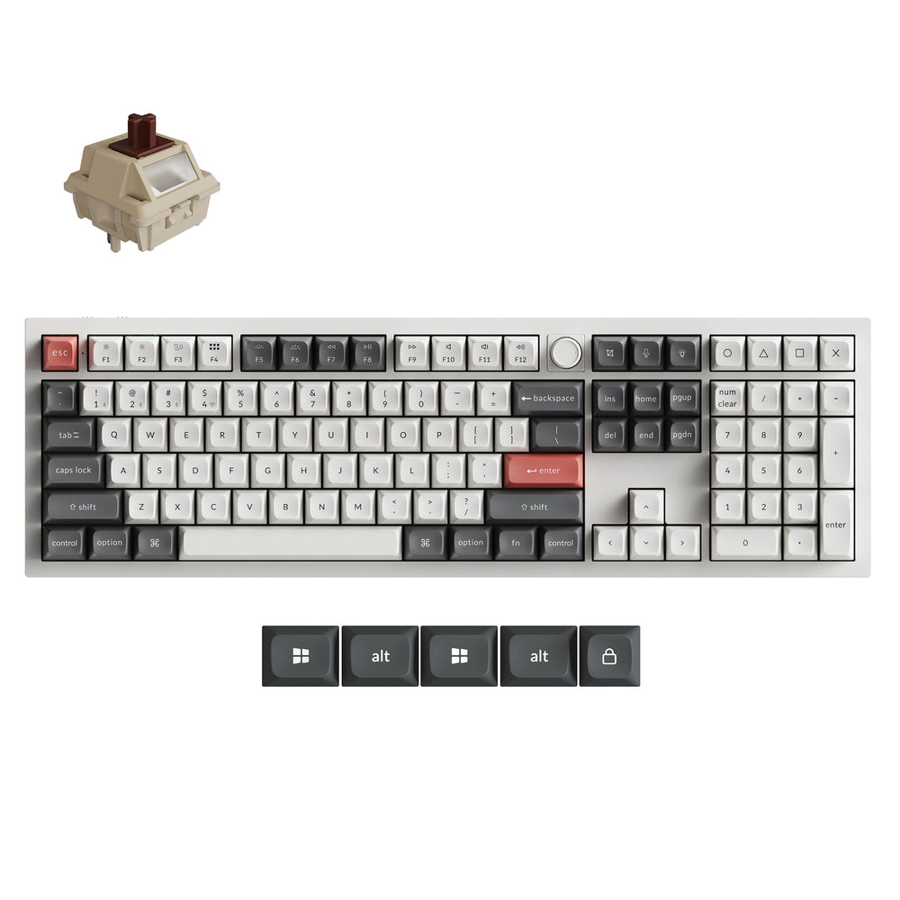 Teclado Mecánico Personalizado Inalámbrico Keychron Q6 Ultra 8K (Distribución US ANSI)