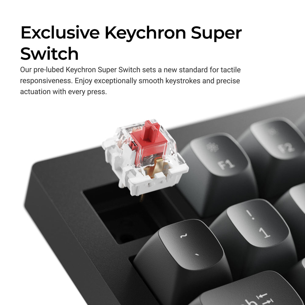 Teclado Mecánico Personalizado con Cable Keychron V1 8K QMK (Distribución US ANSI)
