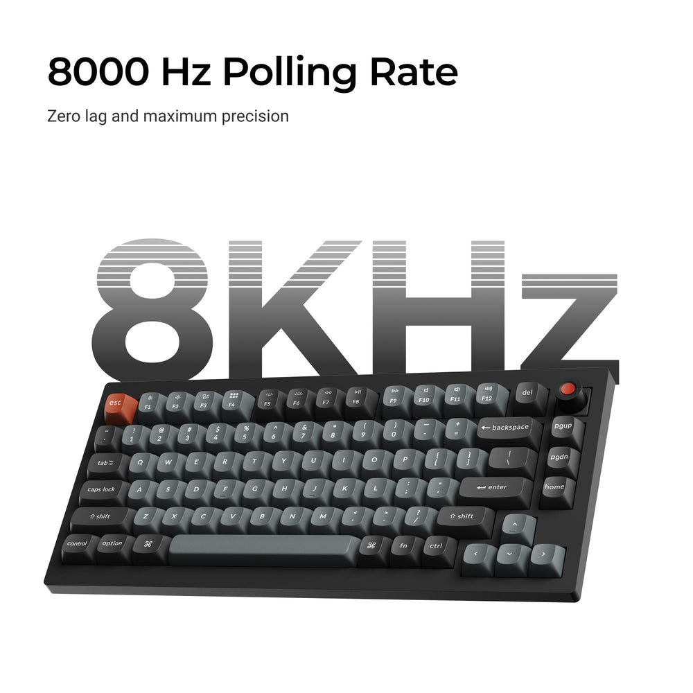 Teclado Mecánico Personalizado con Cable Keychron V1 8K QMK (Distribución US ANSI)