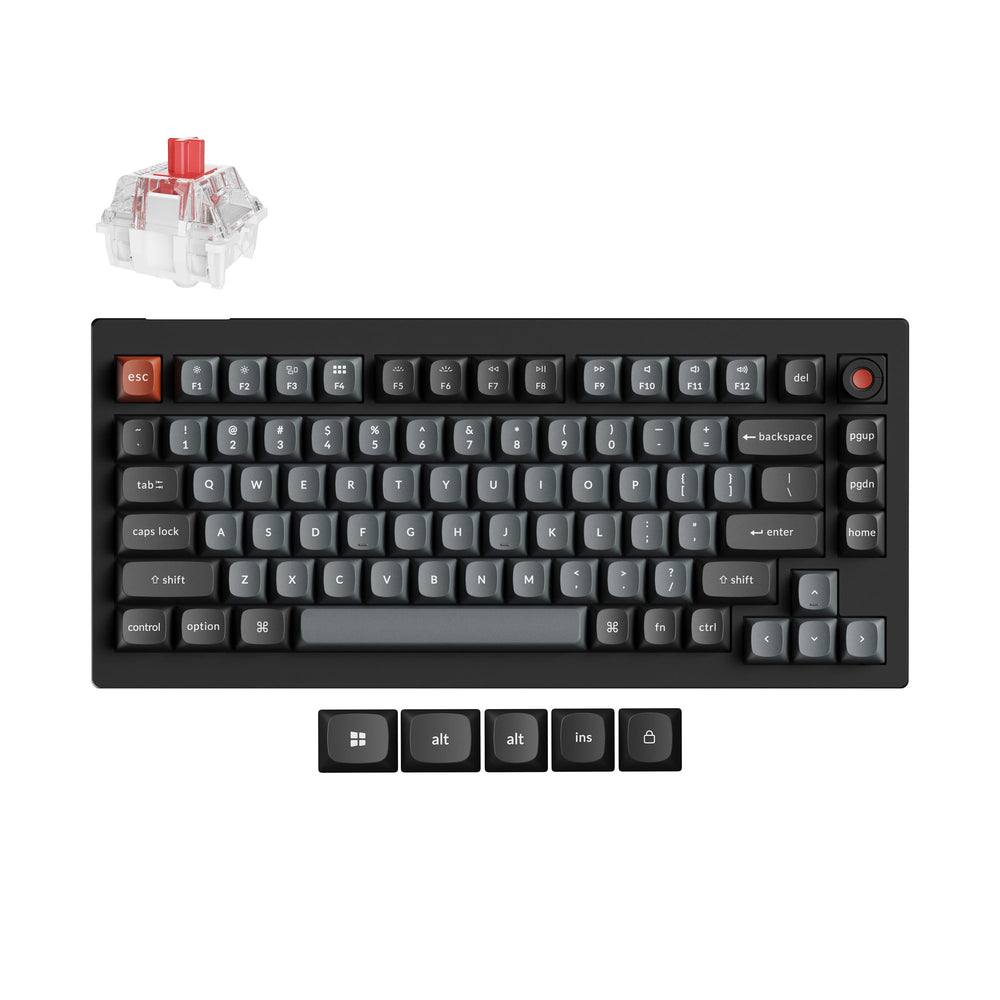 Teclado Mecánico Personalizado con Cable Keychron V1 8K QMK (Distribución US ANSI)